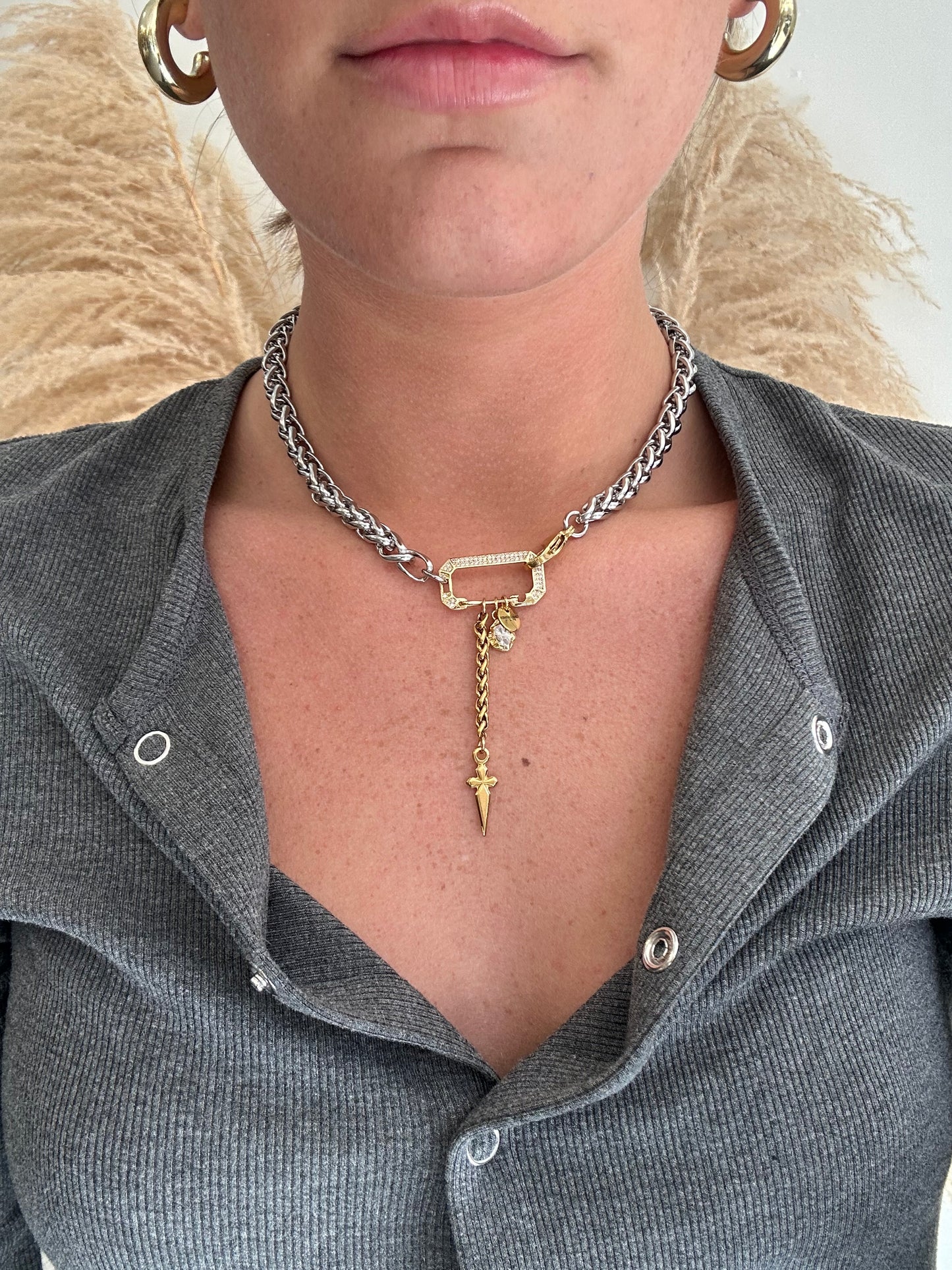 Spade Necklace