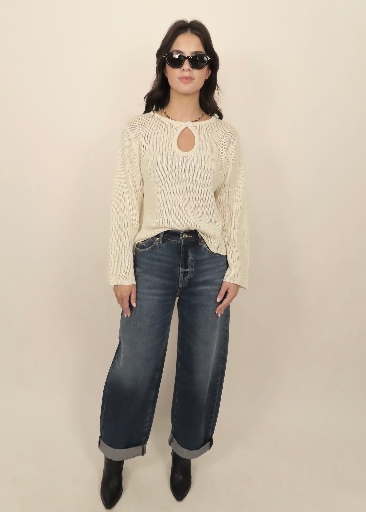 Keyhole Sweater