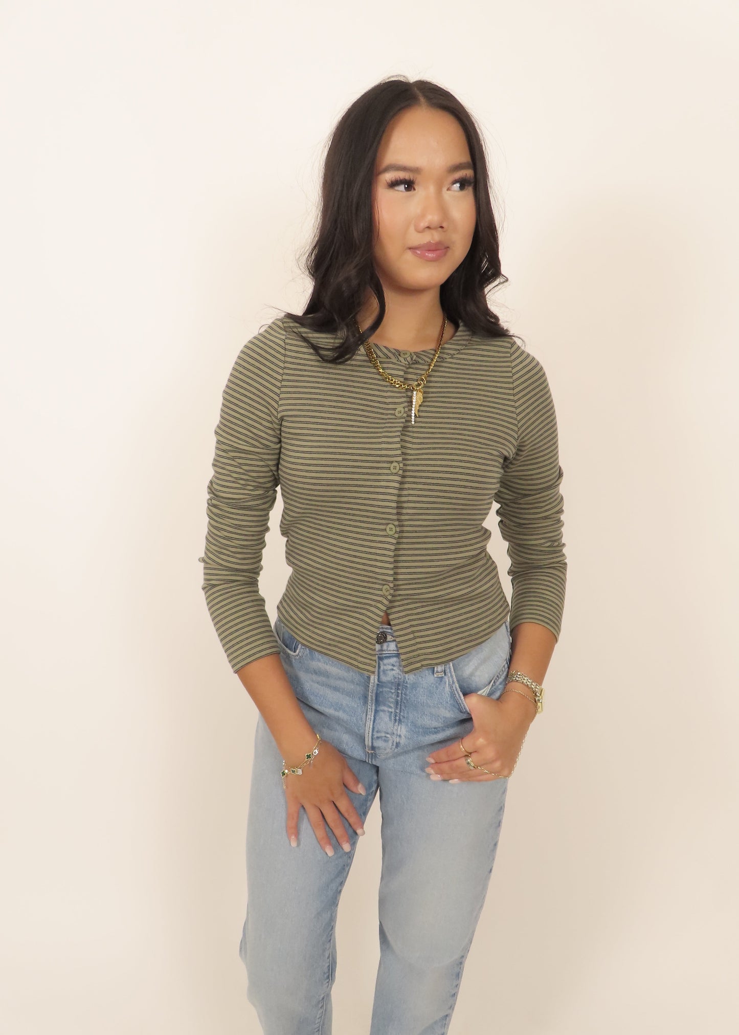 Jax Stripe Cardigan
