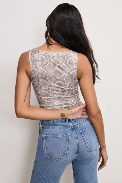 Slinky Jersey Ruched Tank