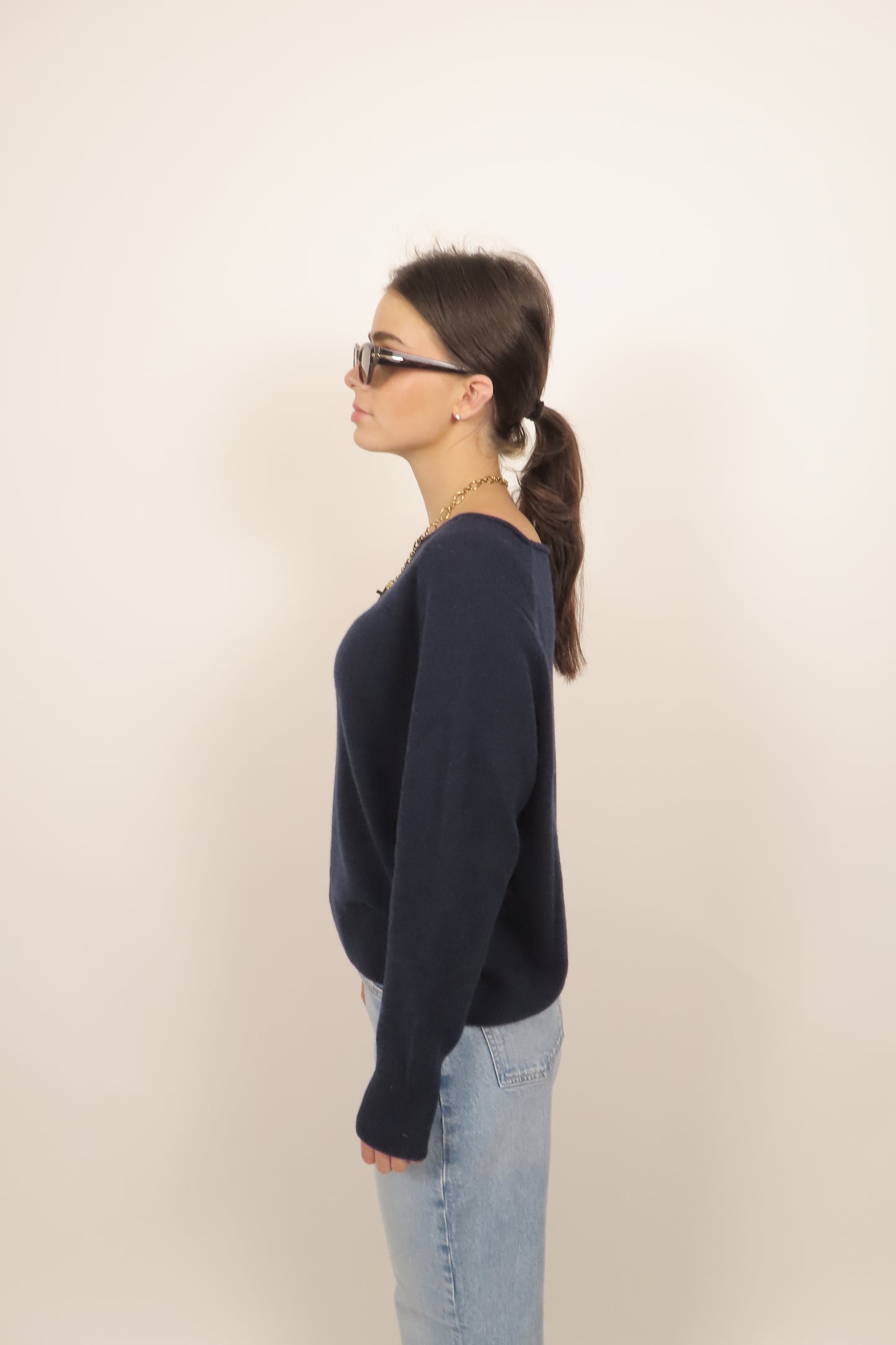 The Essential - Navy Cashmere