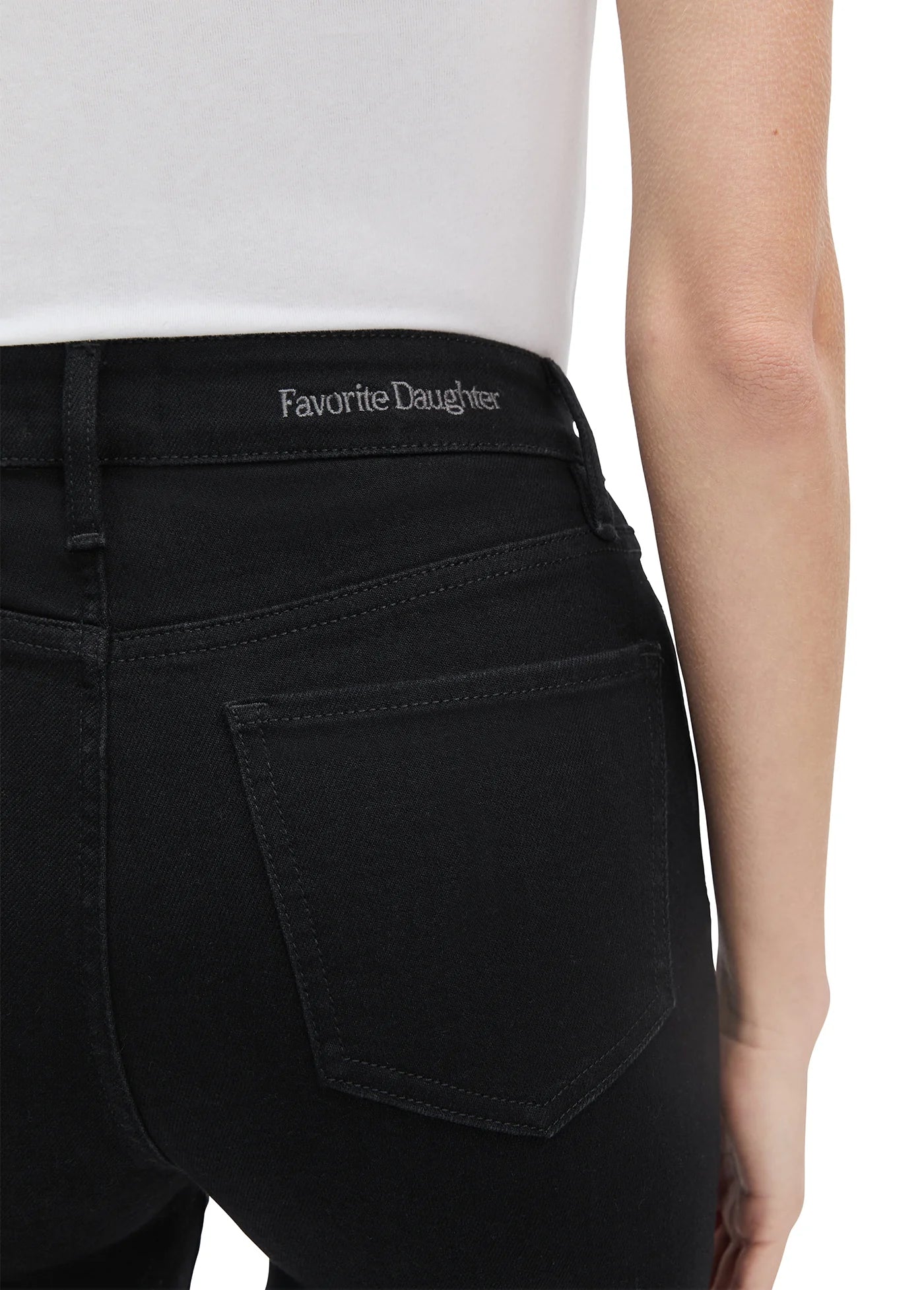 The Sara Super High Rise Skinny - Onyx