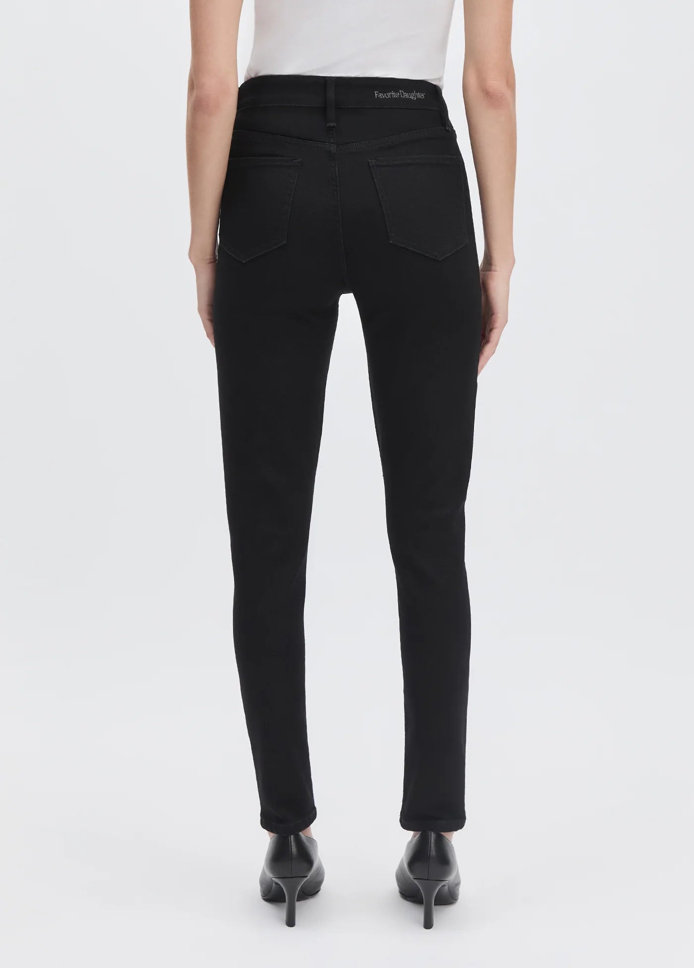 The Sara Super High Rise Skinny - Onyx