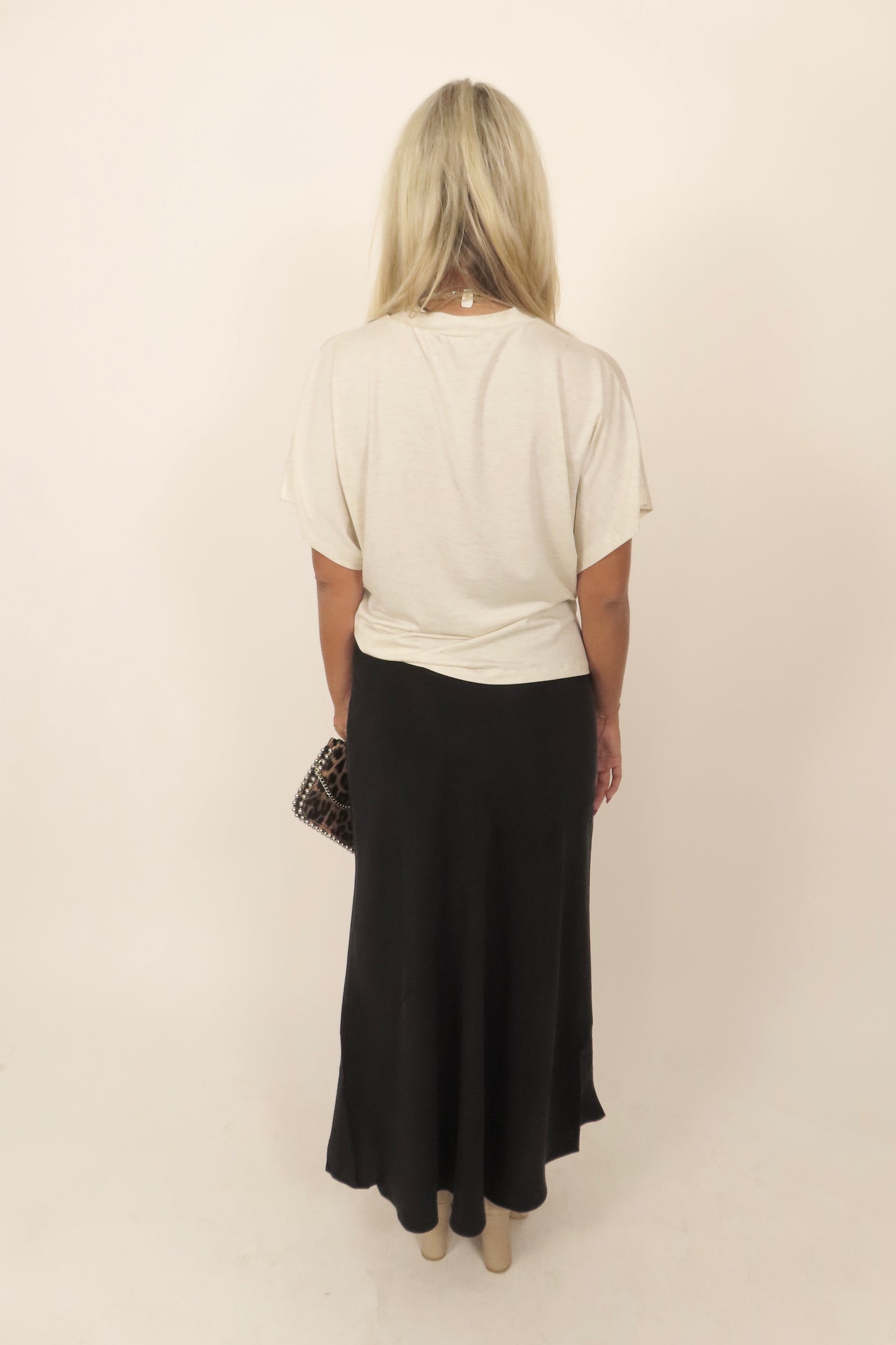 Vincent Midi Skirt - Black