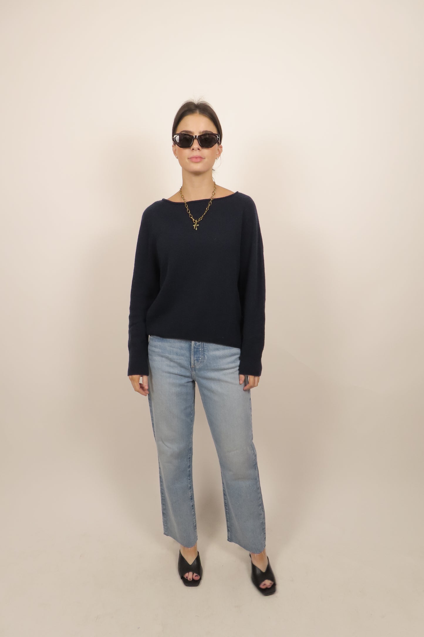 The Essential - Navy Cashmere