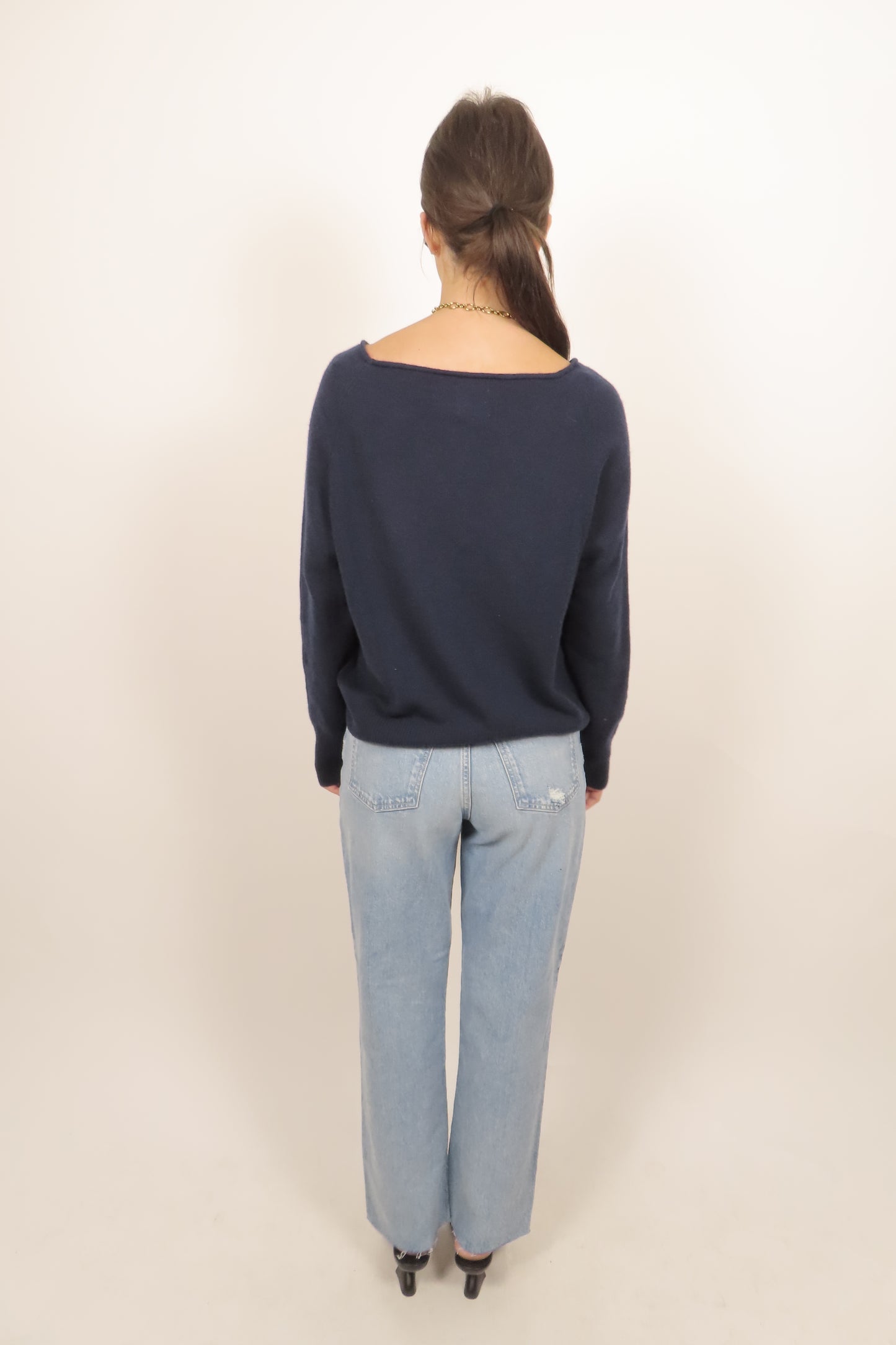 The Essential - Navy Cashmere