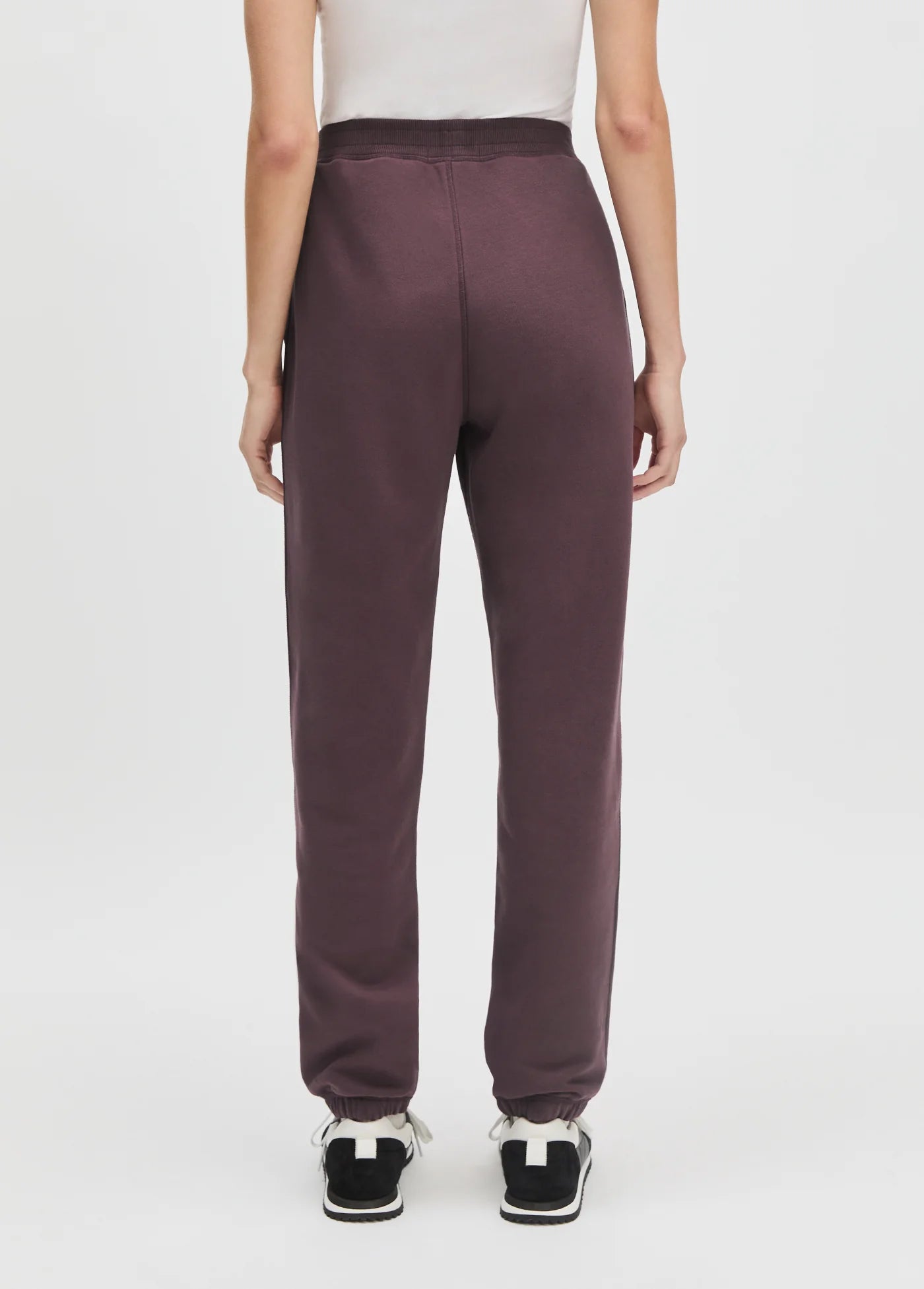 The Collegiate Jogger - Burgundy/Gardenia