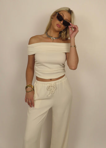 Ecru Wave Top