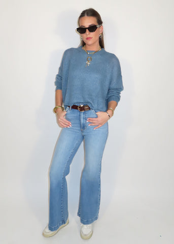 Ariana Sweater - Slate Blue