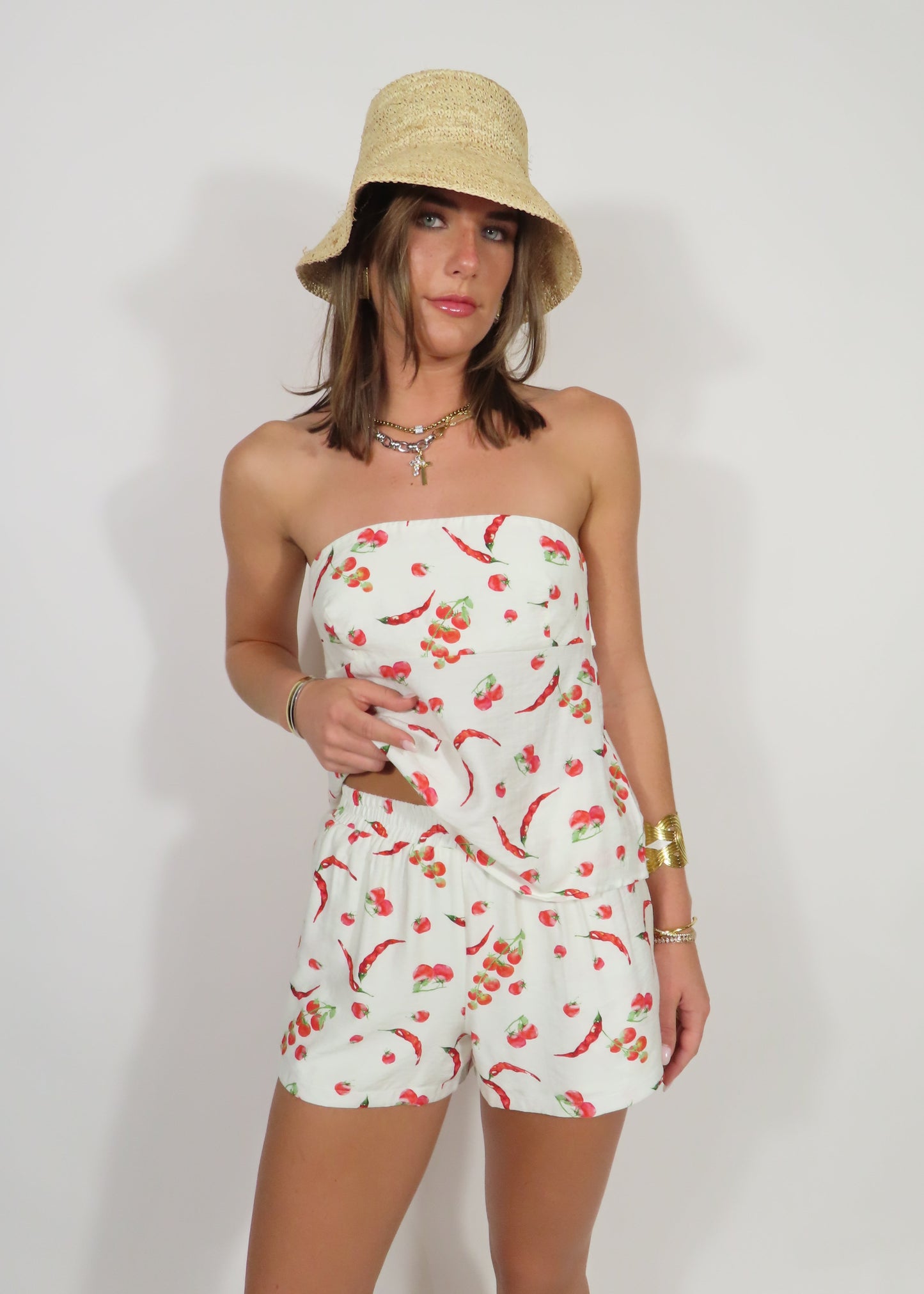 Chili Print Boxer Short