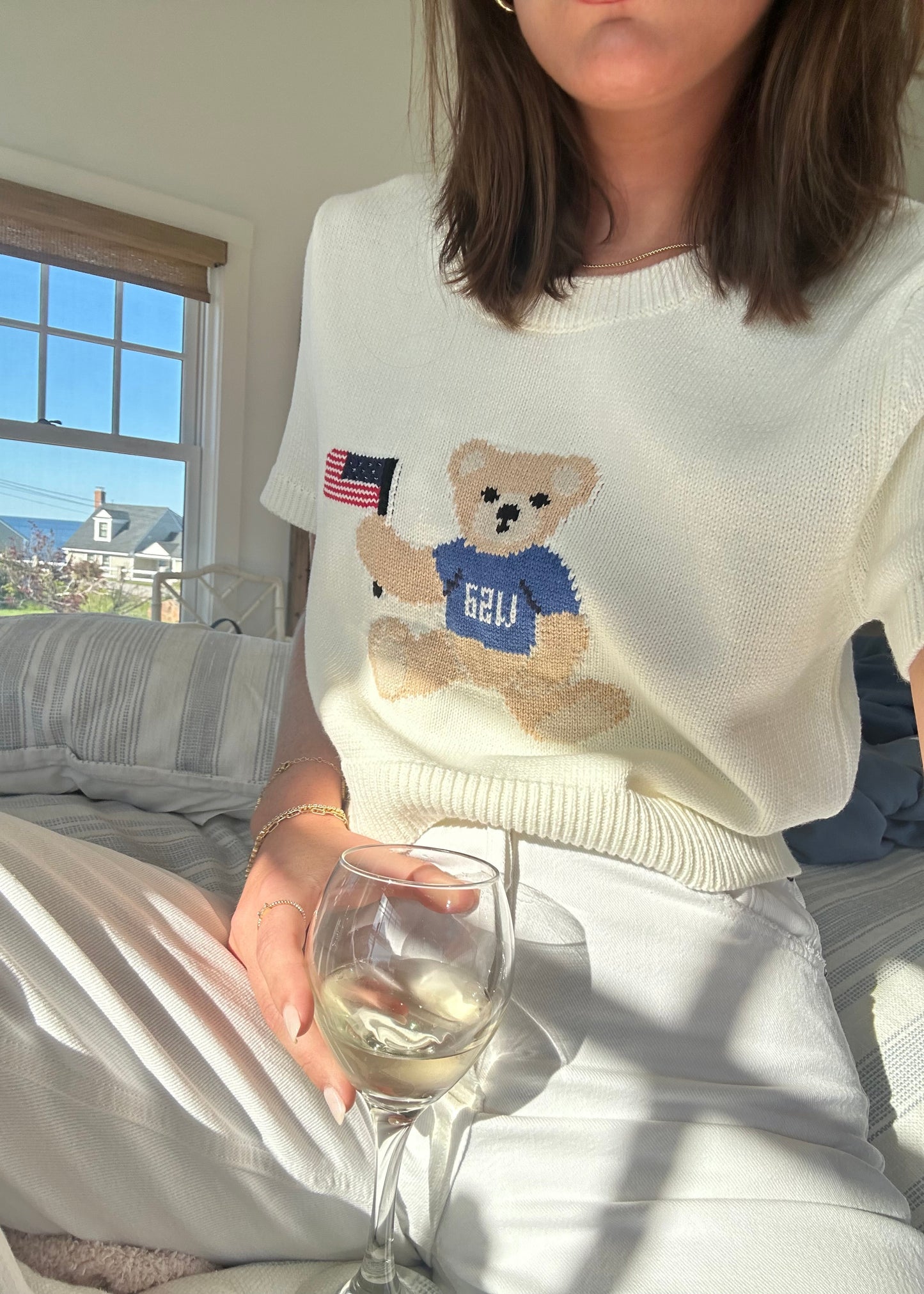 Teddy Cropped Sweater