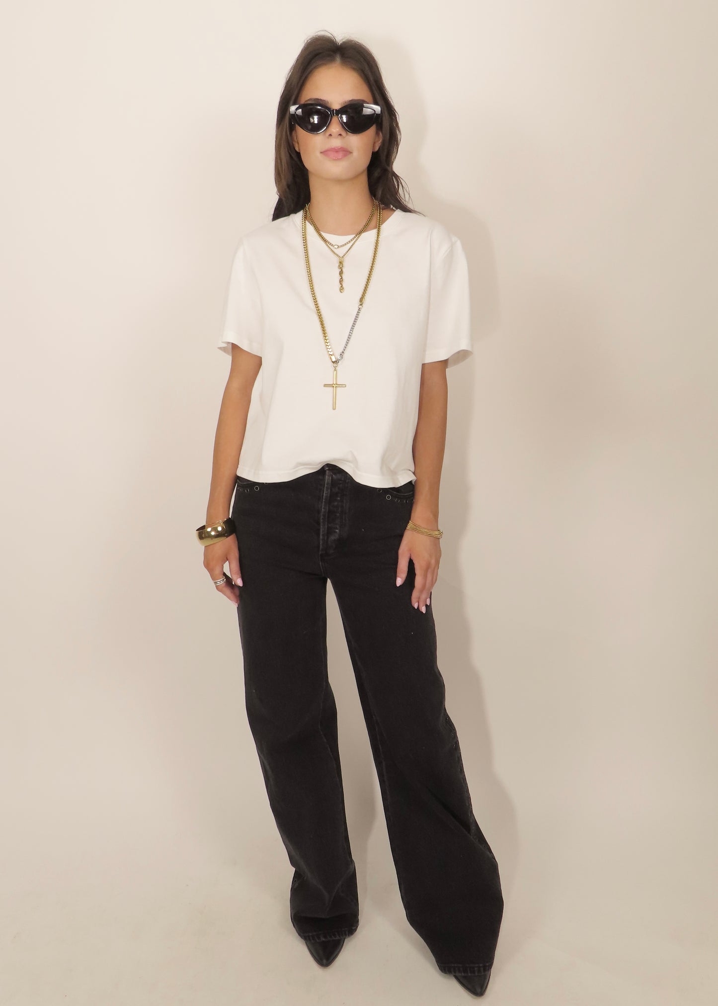 Sailor Scoop Black Sand Eyelet