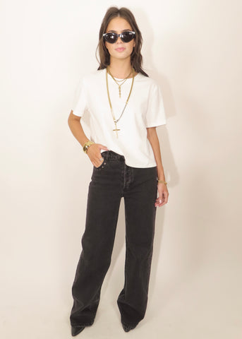 Sailor Scoop Black Sand Eyelet