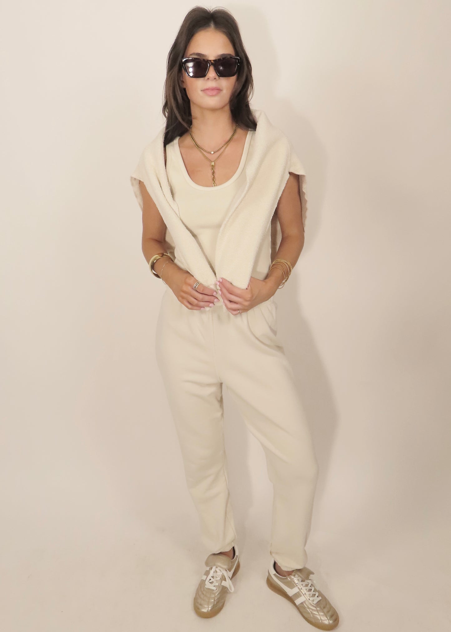 Johnny French Terry Sweatpant - Sugar