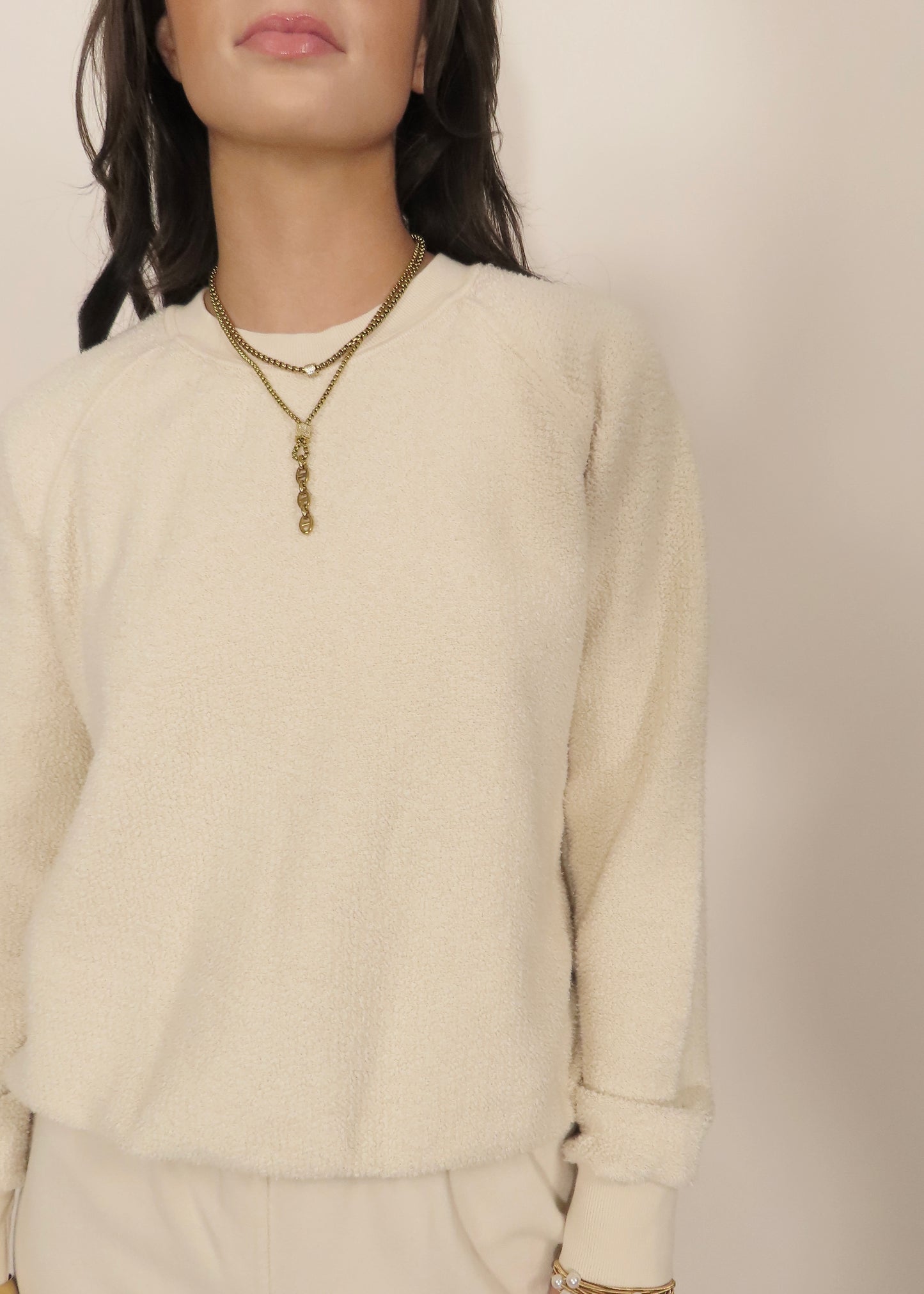 Ziggy Fleece Sweatshirt - Sugar
