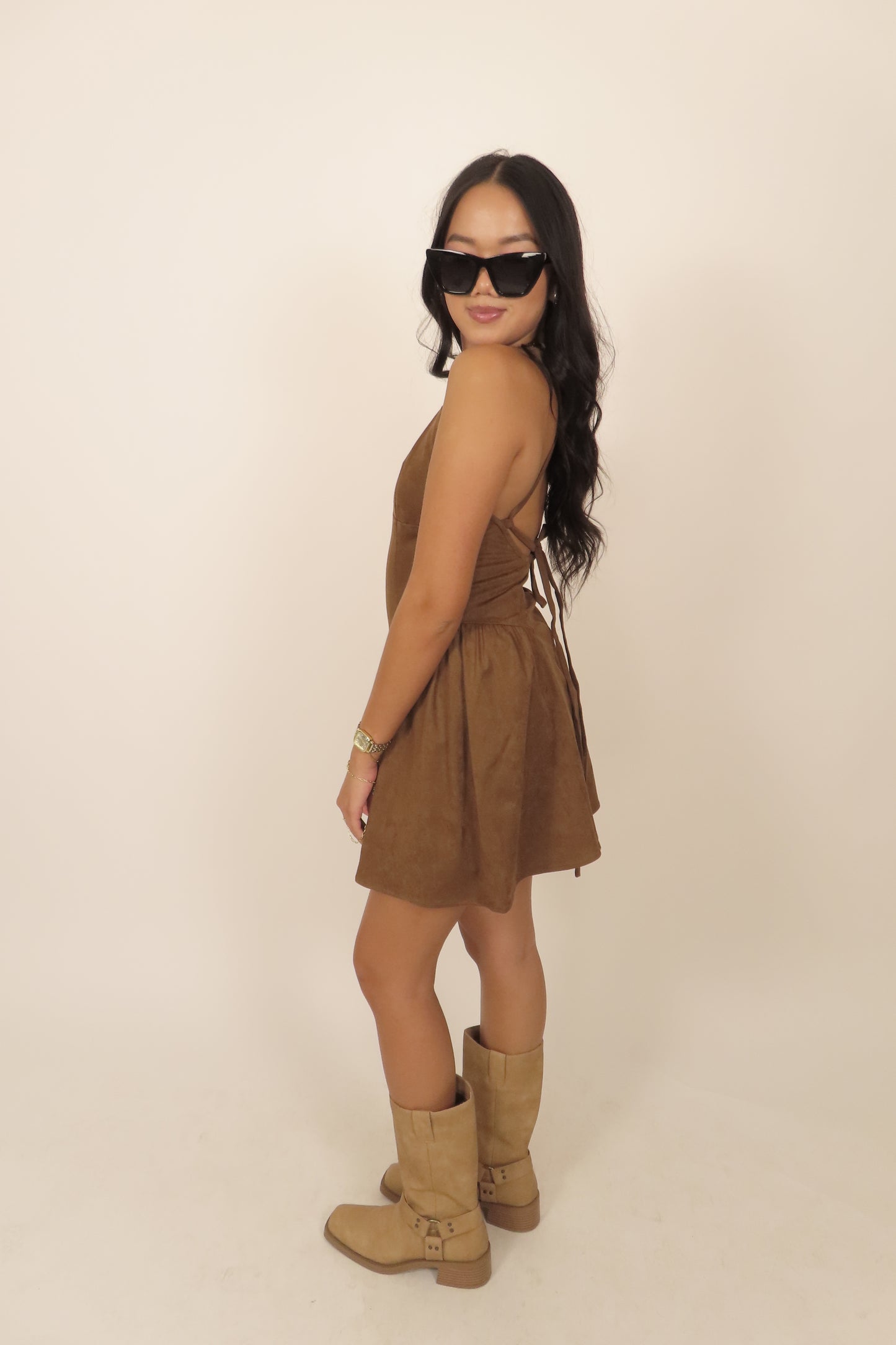 Valerie Suede Dress