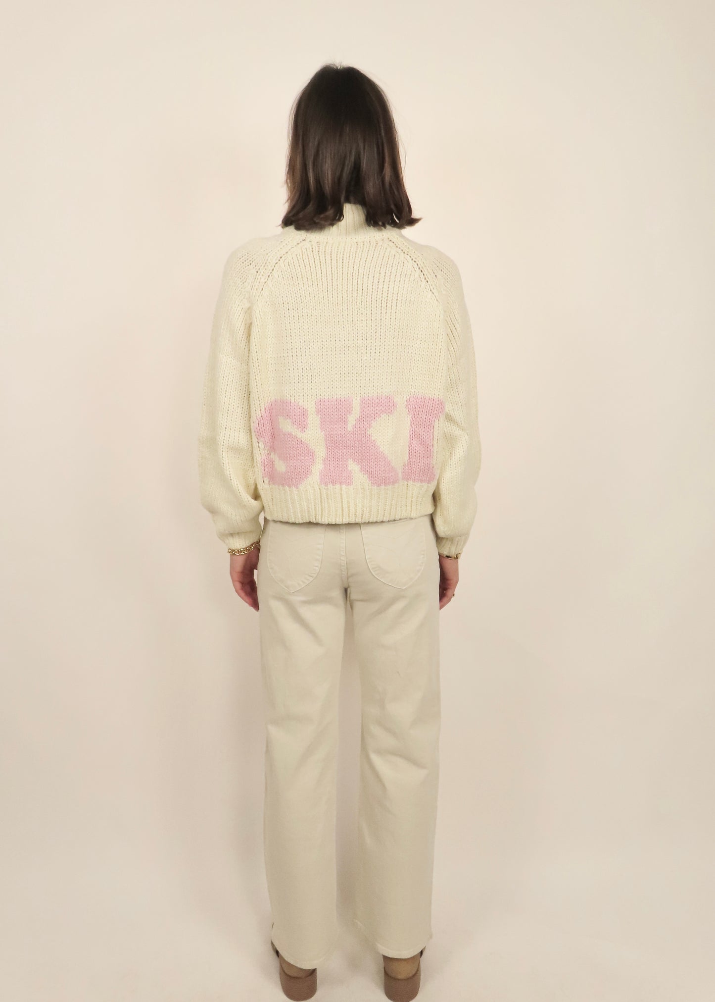Pink Ski Sweater