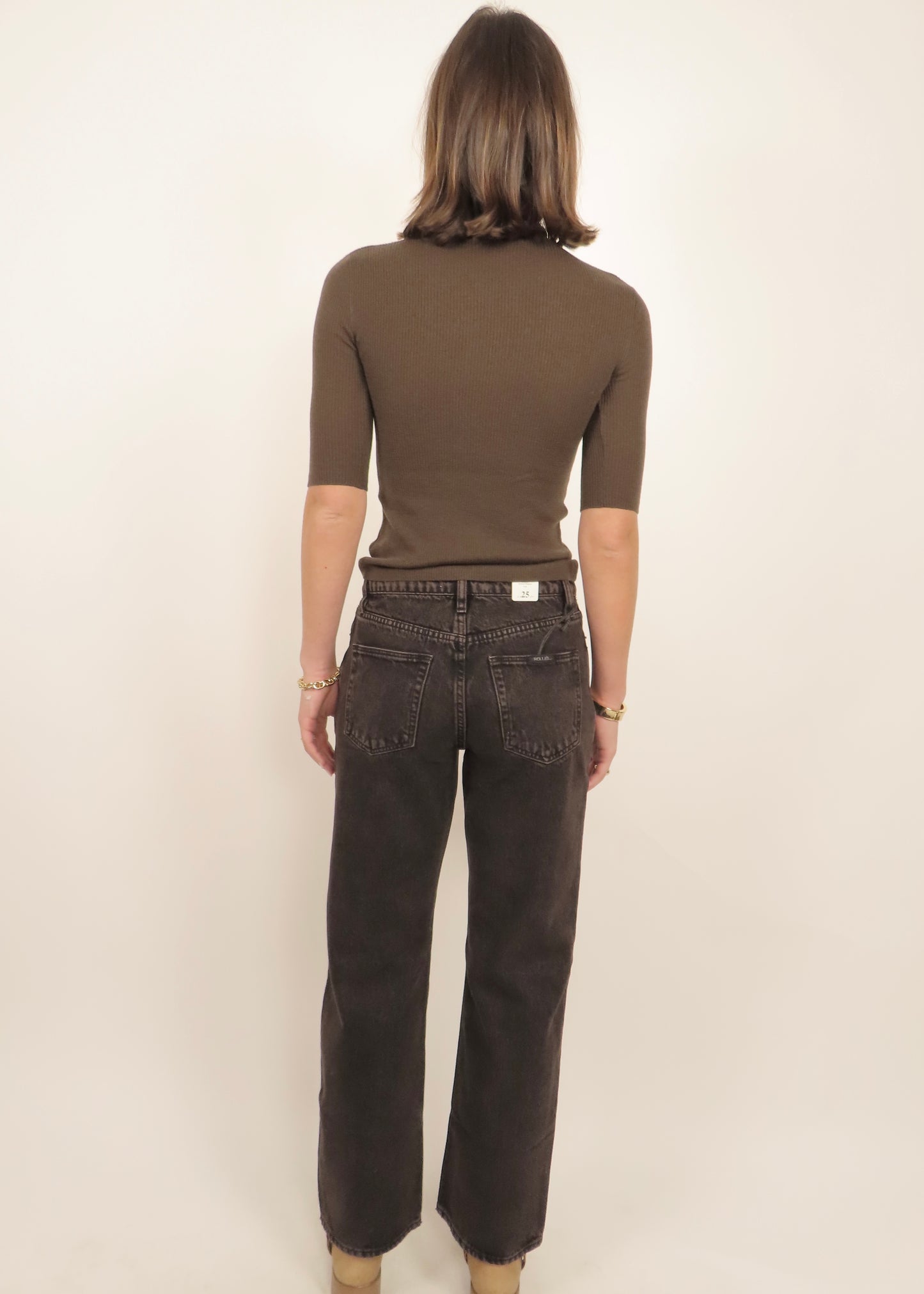 90s Boyfriend Chocolate Denim