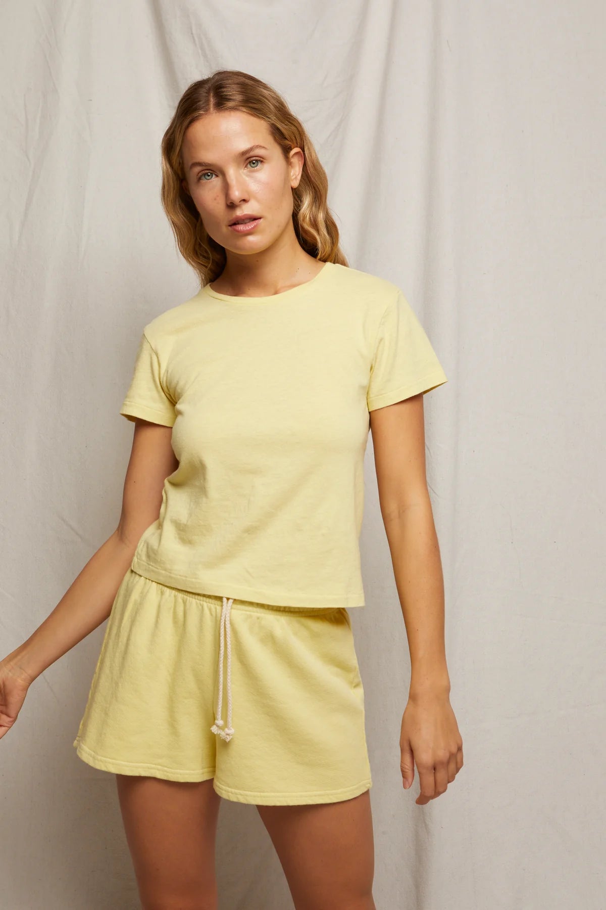 Layla French Terry Short - Banana