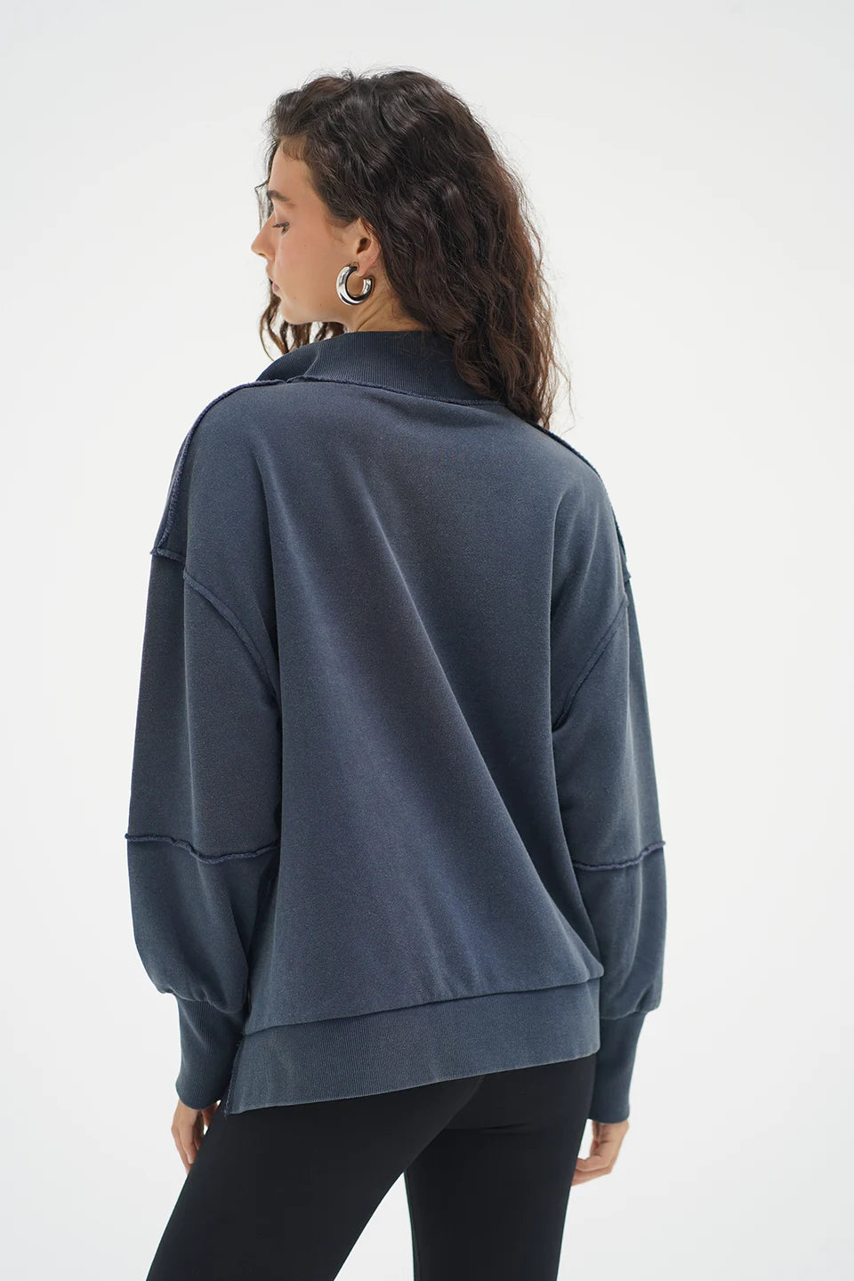 Hallie Snap Collar Pullover