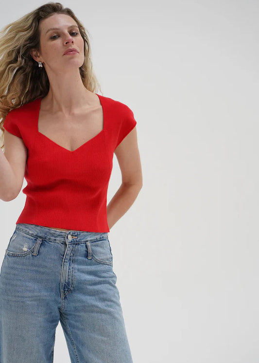 Millie Cap Sleeve Sweater