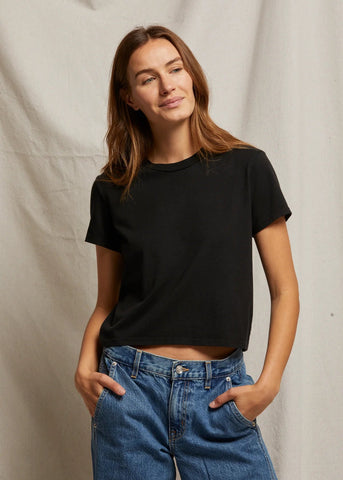Springsteen Baby Tee - Black