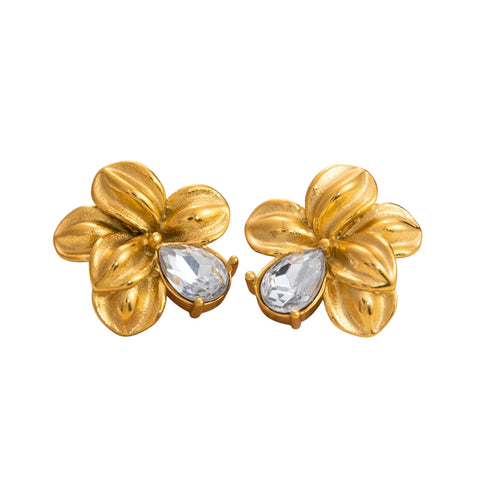 Flower Diamond Earrings