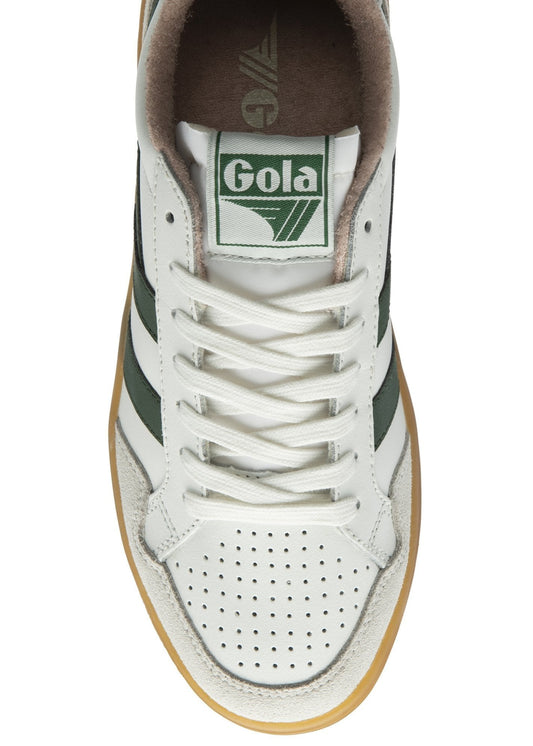 Women's Eagle '86 Sneaker - White/Evergreen/Rose