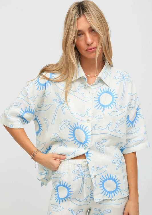 Kyle Shirt - Beach Scene