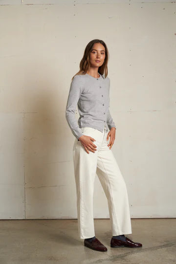 Maureen Luxe Rib Fitted Cardigan