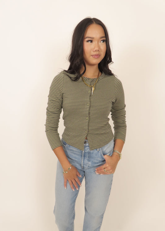 Jax Stripe Cardigan