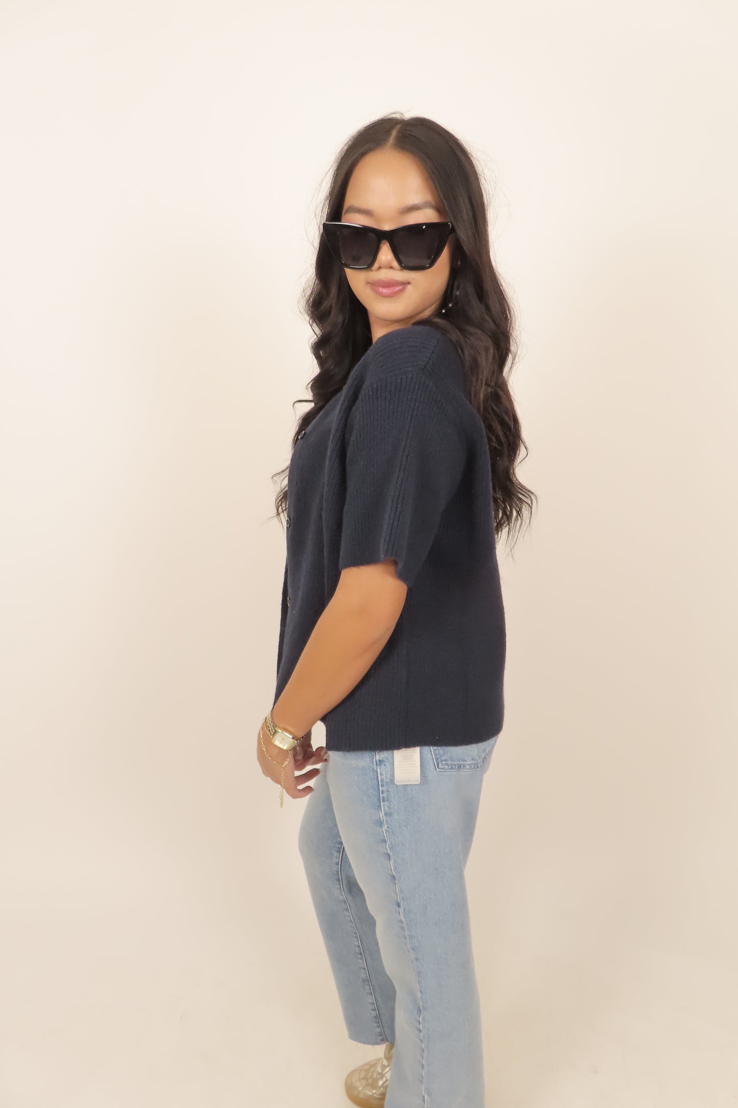 Cate Cardigan - Navy