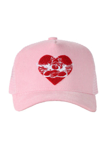 Pink Yours Truly Trucker Hat