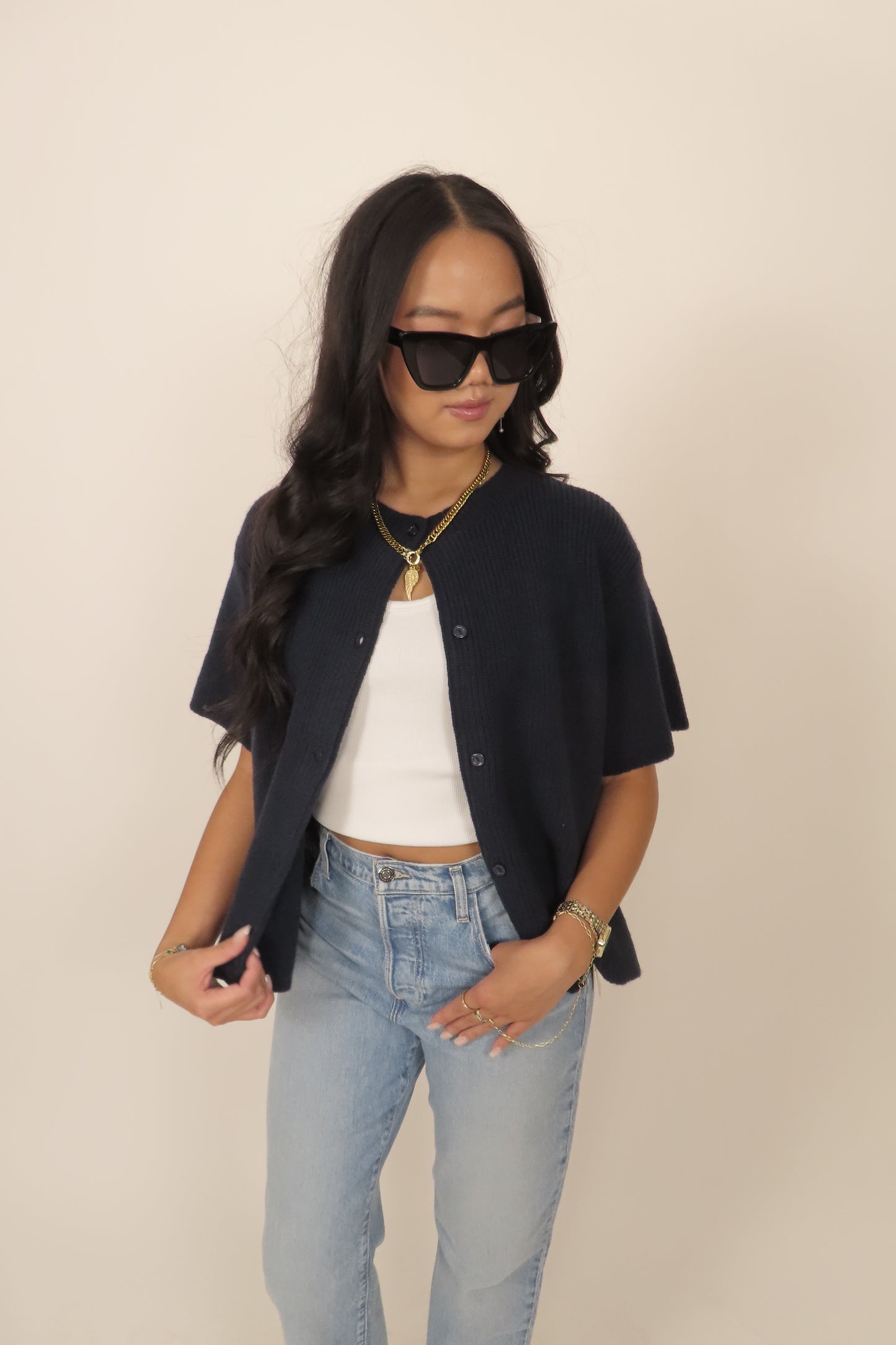 Cate Cardigan - Navy