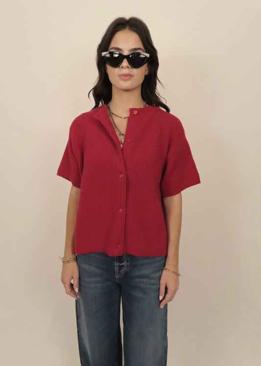 Cate Cardigan - Red