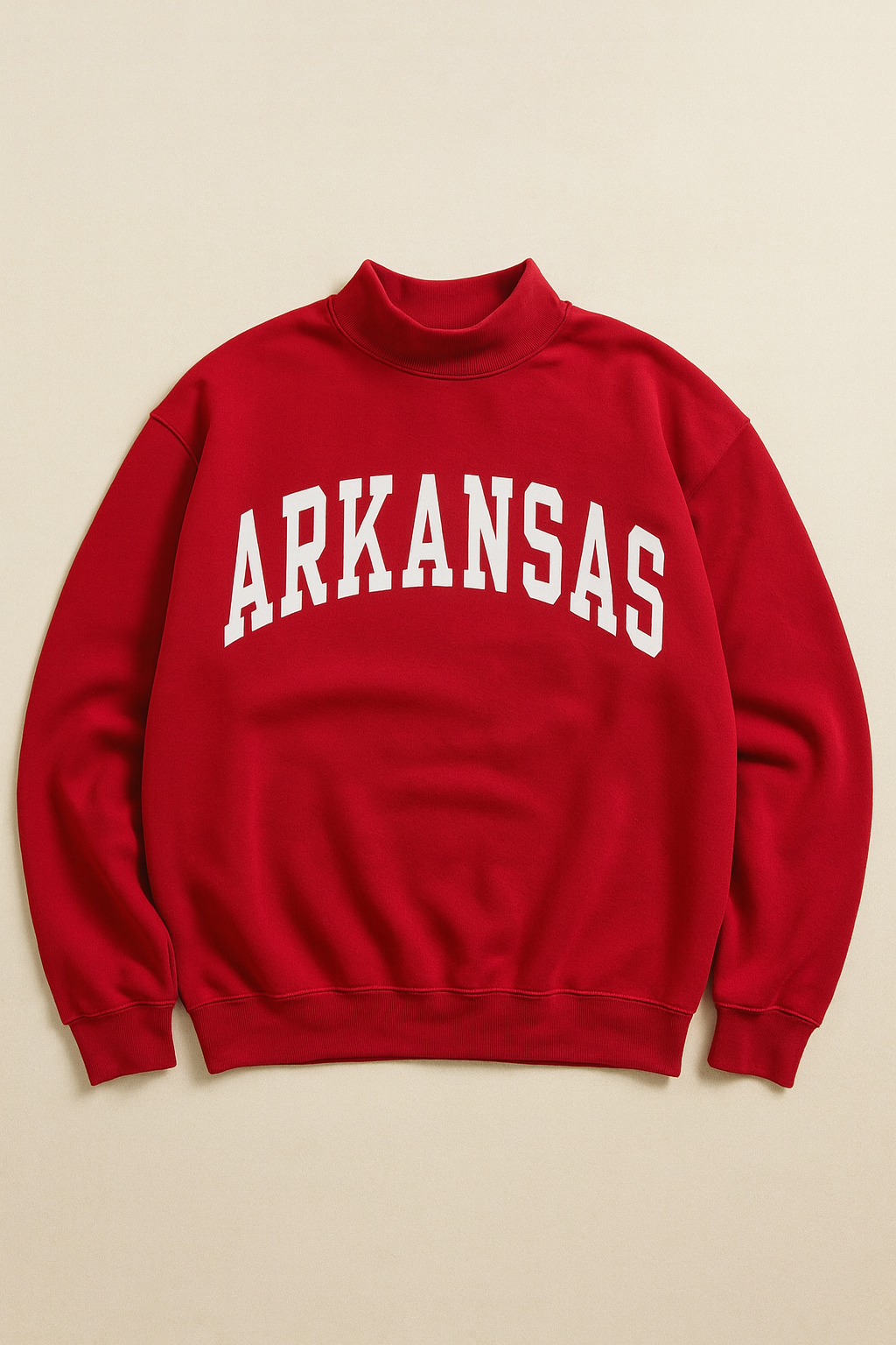 AR Reversible Mock Neck - Red