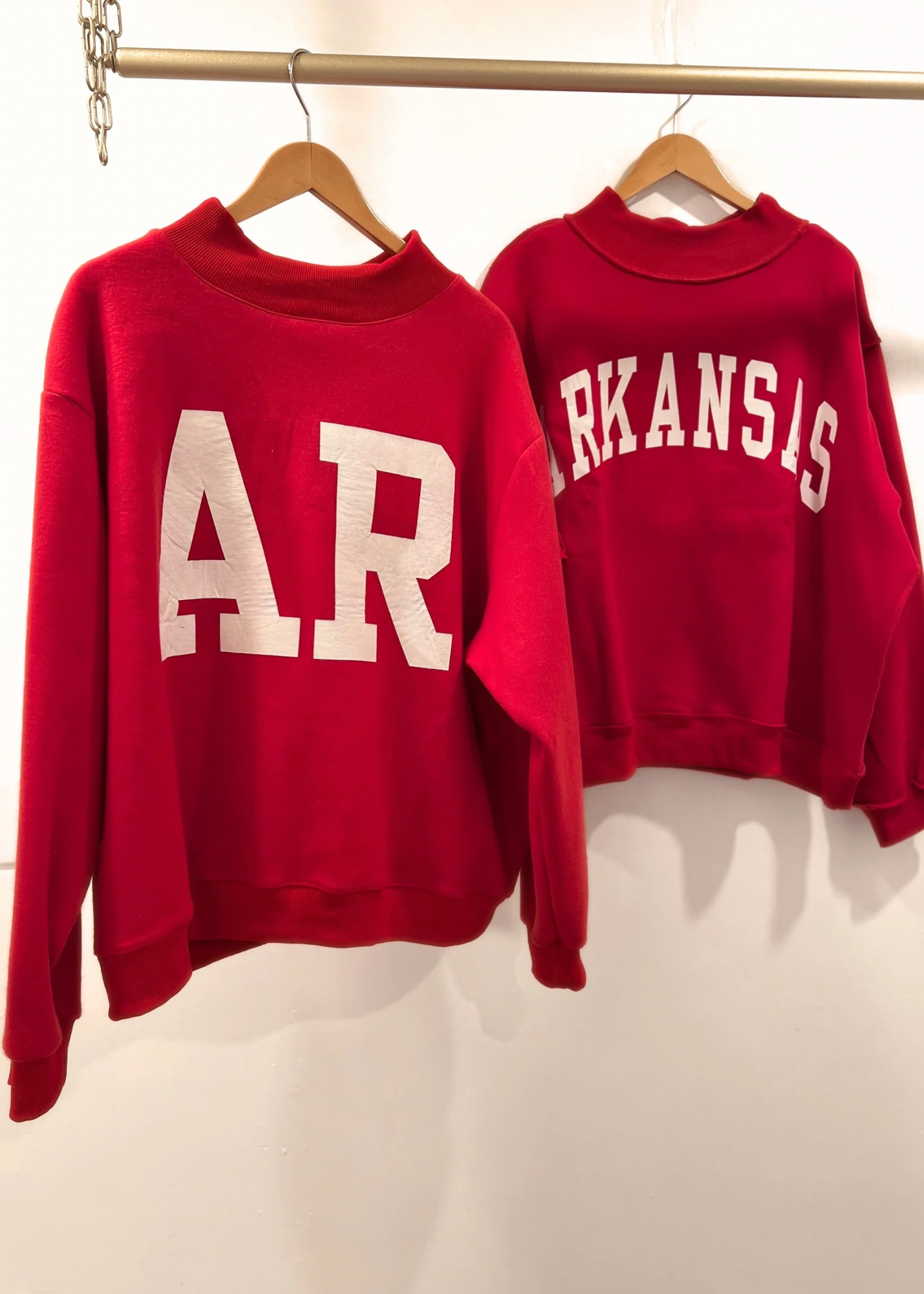 AR Reversible Mock Neck - Red