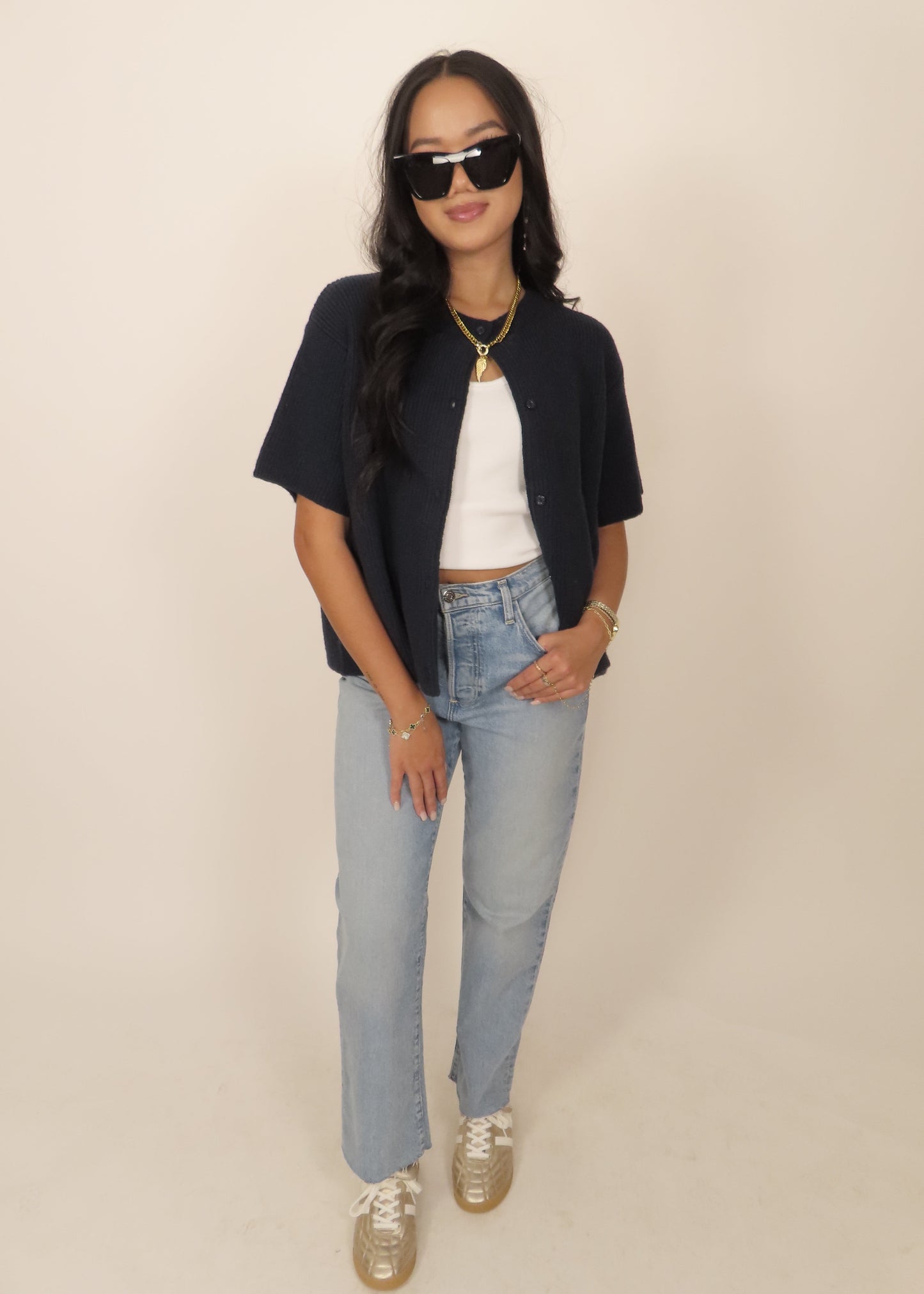 Cate Cardigan - Navy