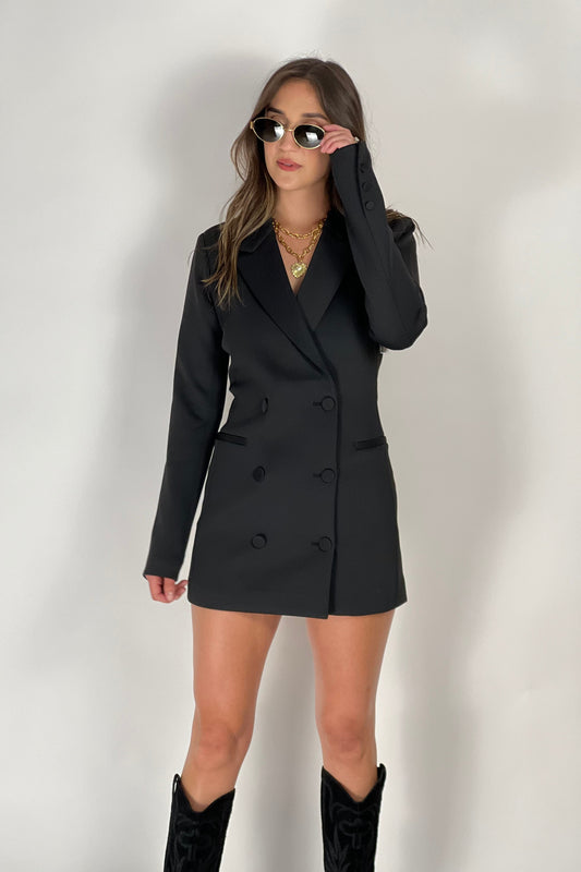 Scuba Exec Blazer Dress