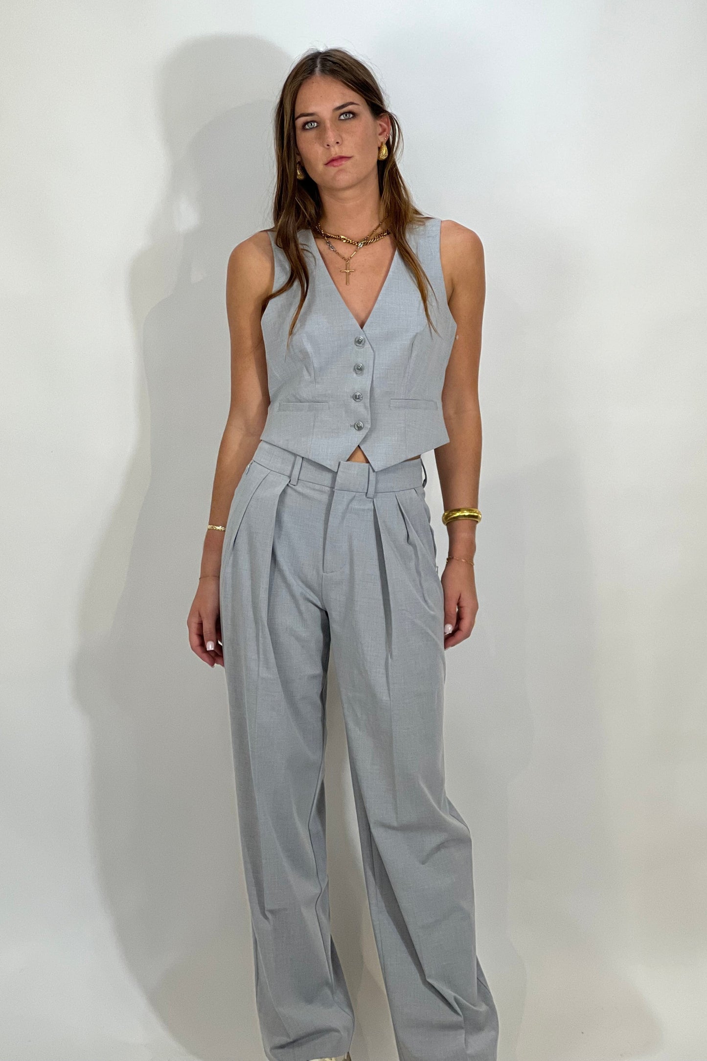 Essential Suiting Pleated Trousers