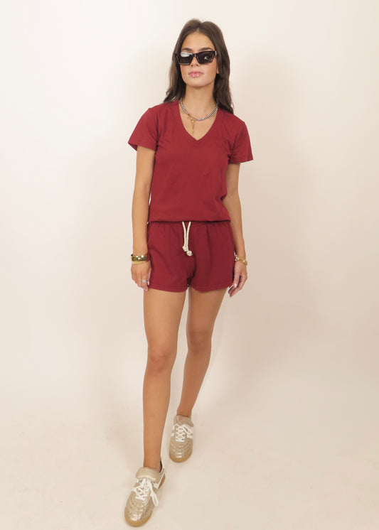 Layla French Terry Short - Maple