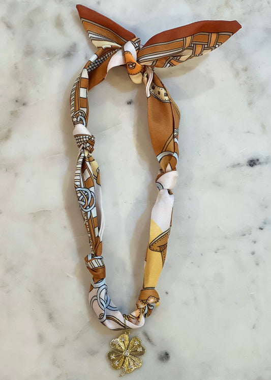 Scarf Necklace - Goodluck