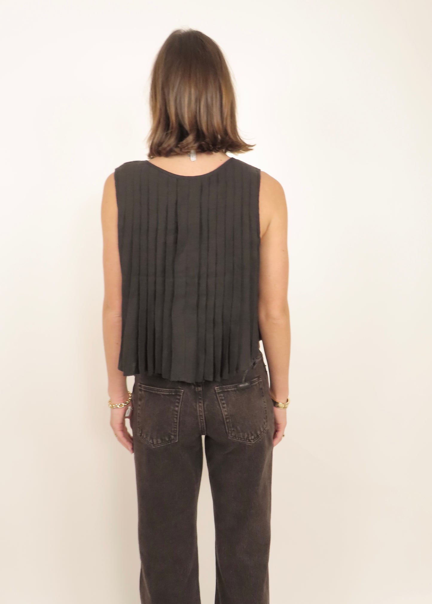 Pleated Tie Tank