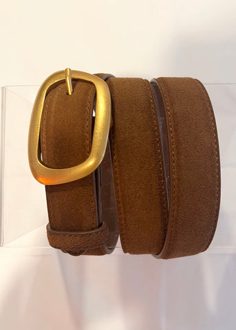 Suede Brown Belt