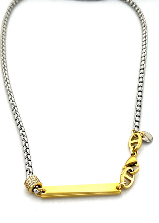 Mixed Bar Necklace