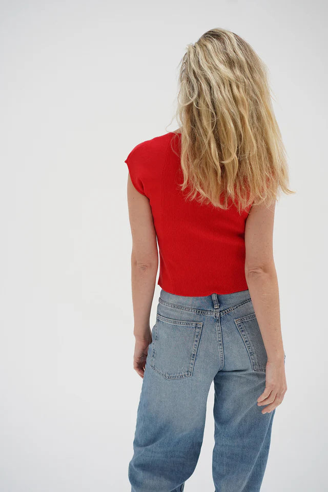 Millie Cap Sleeve Sweater