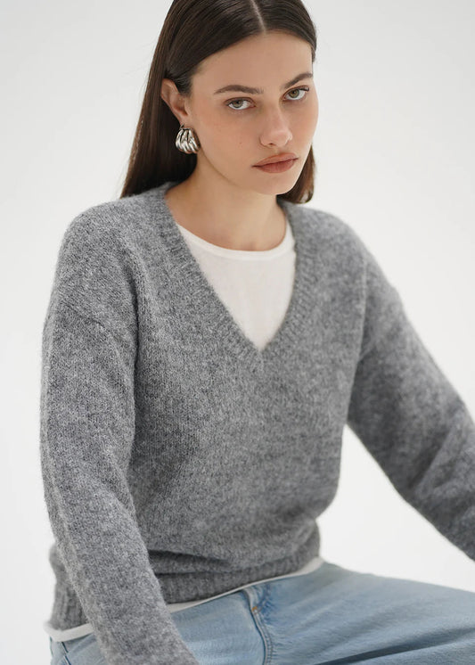 Sienna Fuzzy Double Layer Sweater
