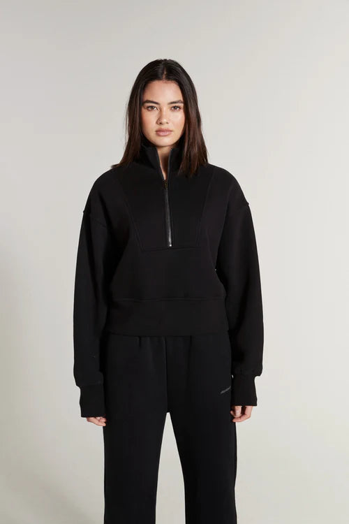 Track Half Zip Sweater