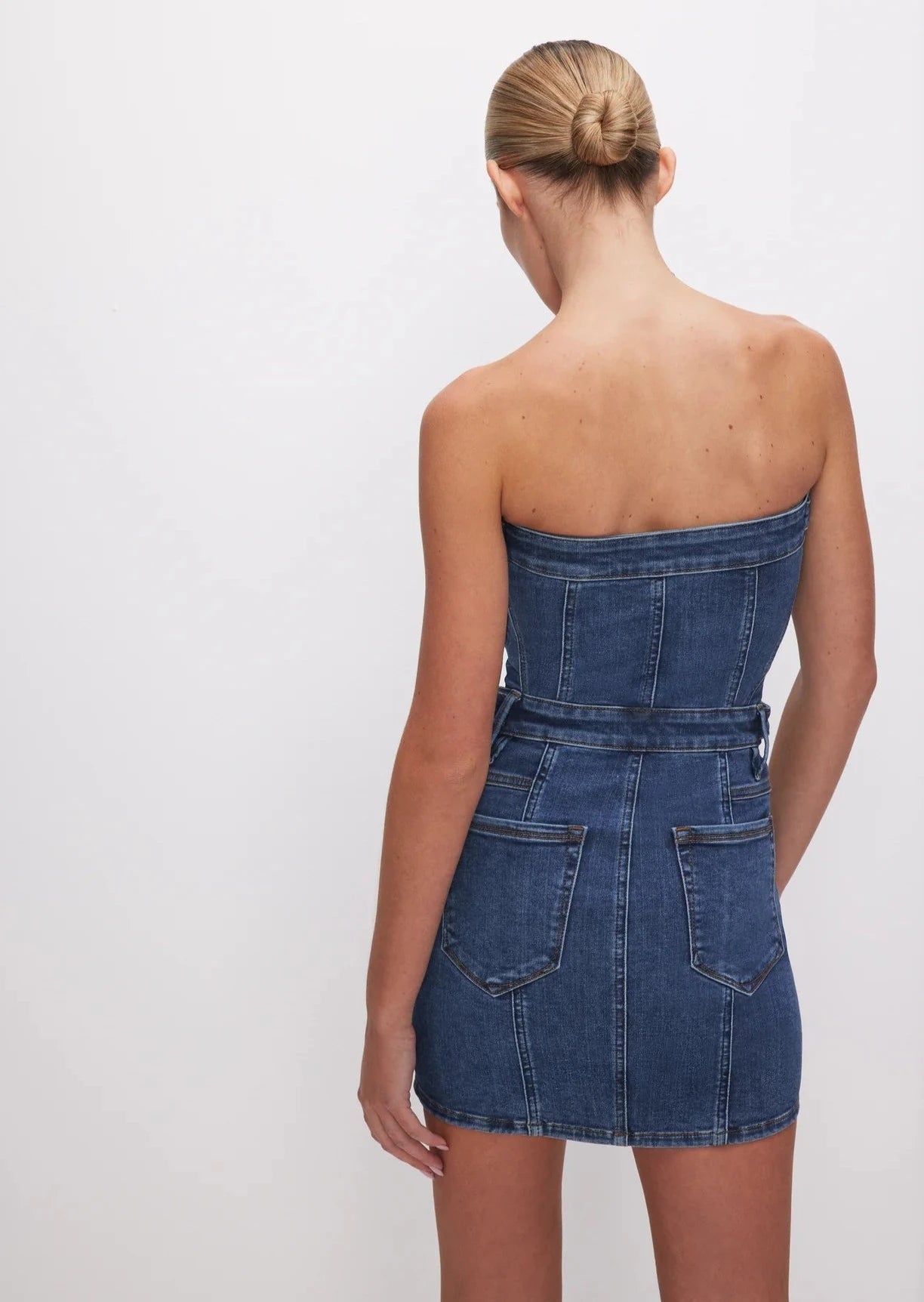 Denim Mini Tube Dress