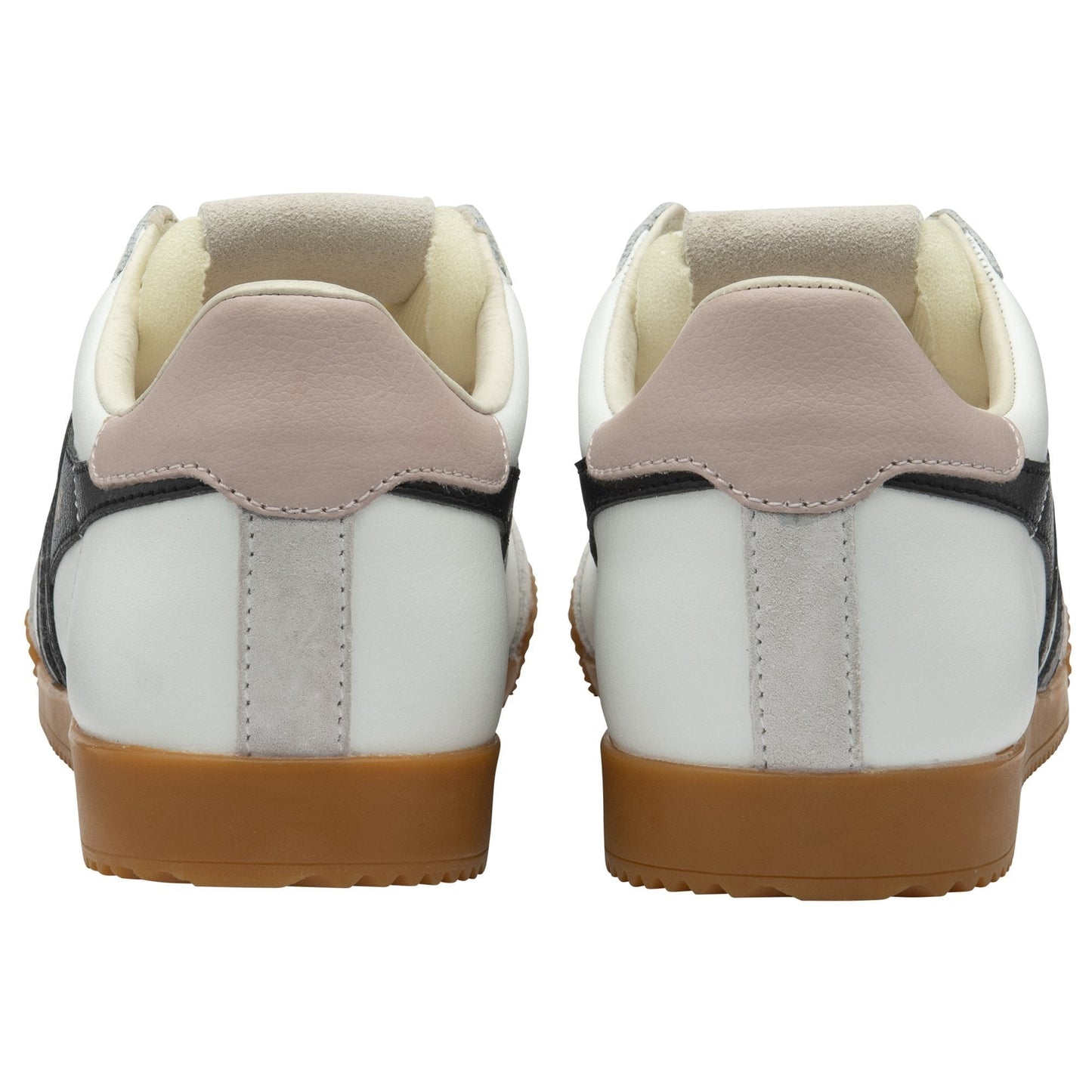 Women's Elan Leather Sneaker - White/Black/Chalk Pink